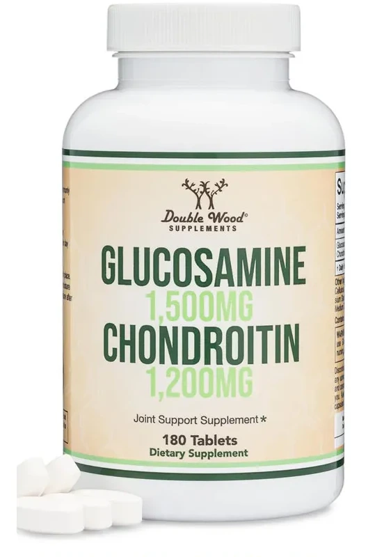 Glucosamine 1500mg + Chondroitin 1200mg Per Serving, Joints Comfort Support - 180 Tablets Glucosamine 1500mg + Chondroitin 1200mg Per Serving, Joints Comfort Support - 180 Tablets